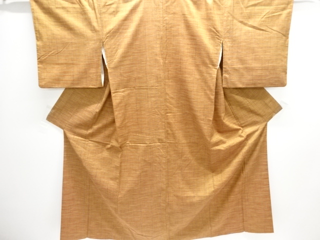 JAPANESE KIMONO / TSUMUGI / WOVEN GRID